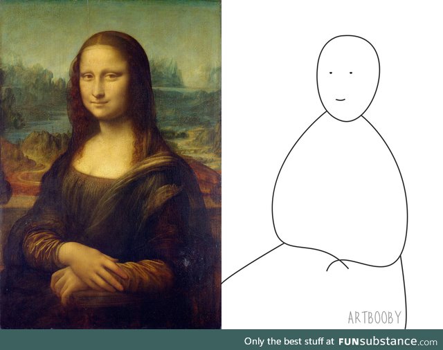 Just finished a redraw of "The Mona Lisa". I think Leonardo da Vinci would have approved..