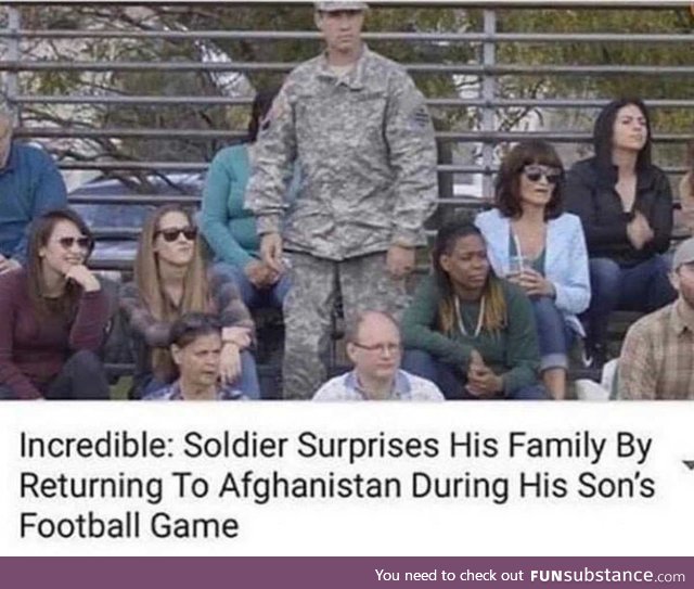When you suck so hard at baseball your dad goes back to afghanistan