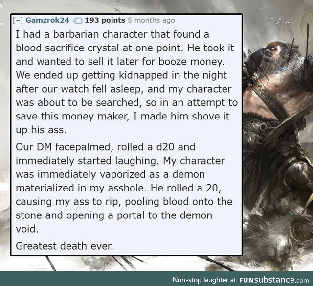 DnD - Portals to the demon void might be a double entendre