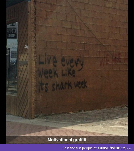 Motivational graffiti