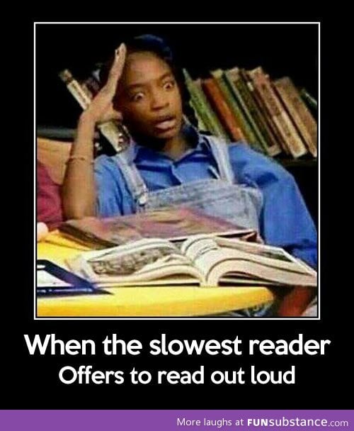 The slowest reader