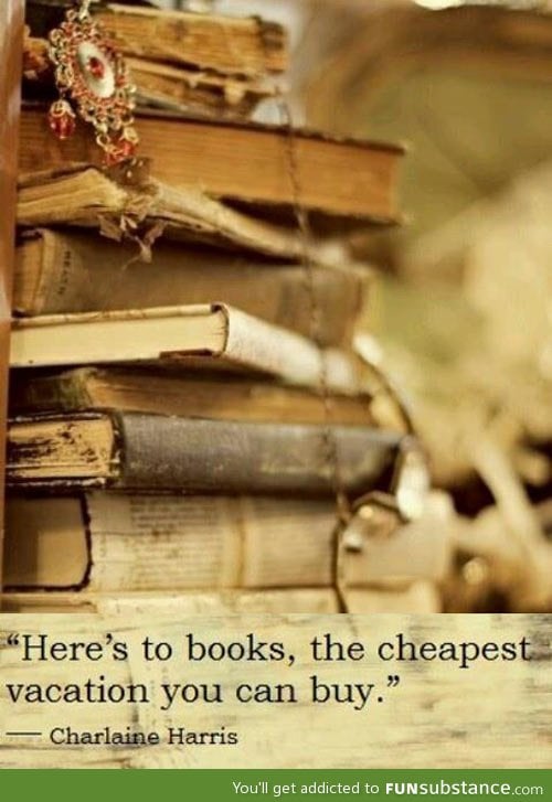 Here's to books