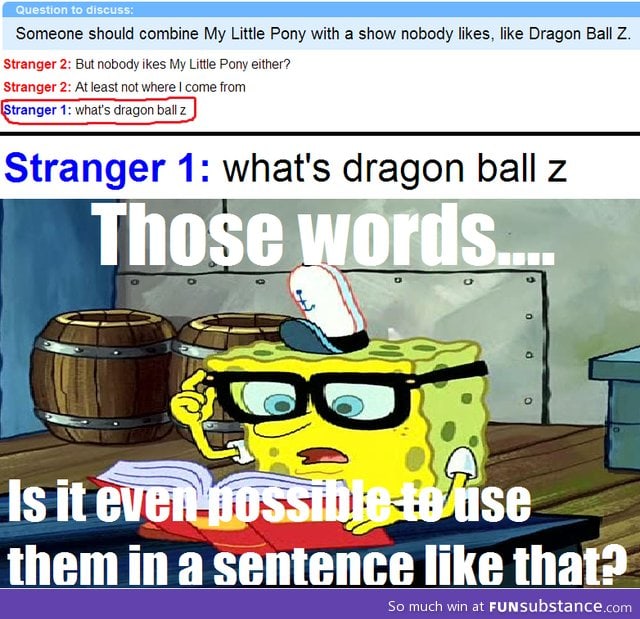 Impossible sentence