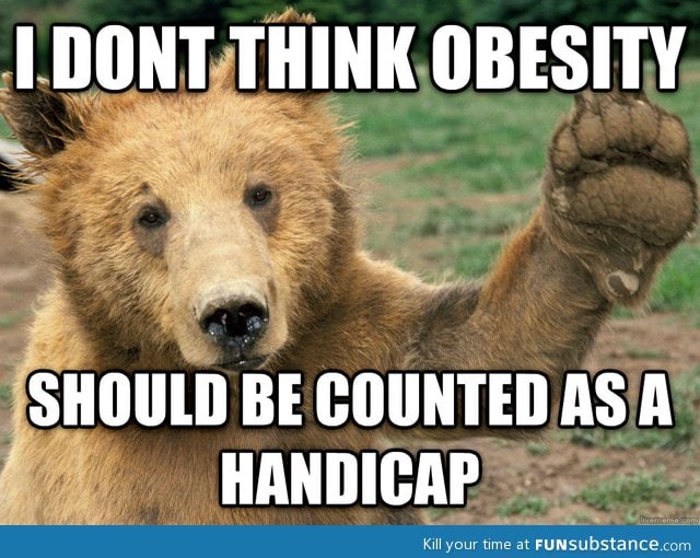 Obesity opinion bear
