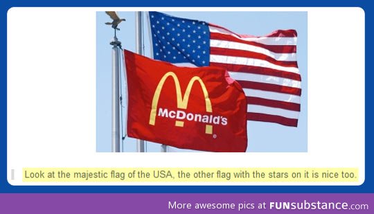 The majestic American flag