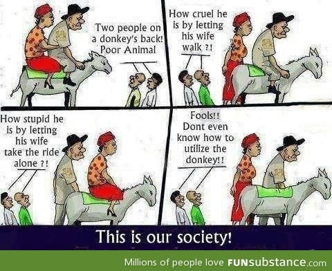 Our society summed up