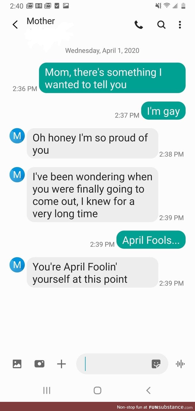 I am the April Fool