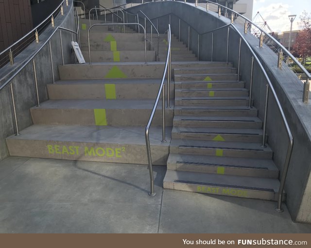 Stairs for advanced stepping