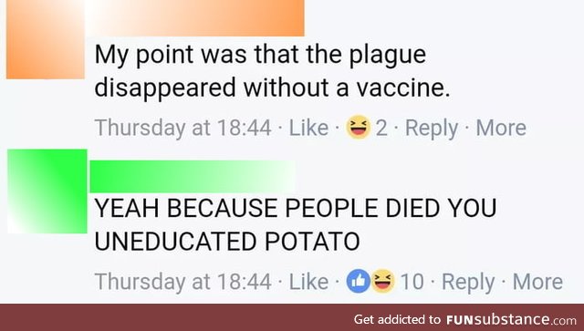 What are a vaccine for?
