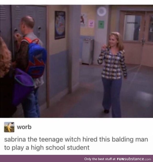 It's a bald move, Sabrina
