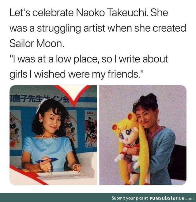 Wholesome Sailor Moon's creator