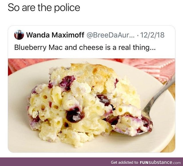 Blueberry Mac and Cheese