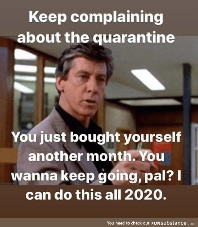 Keep complaining