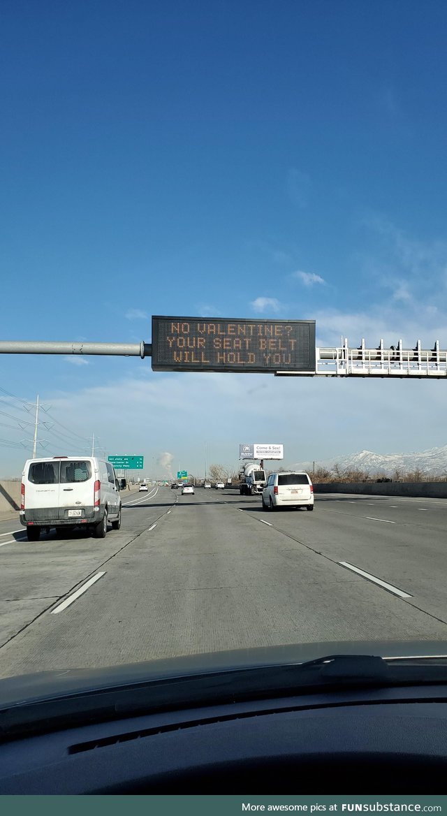 Utah traffic sign guy at it again!
