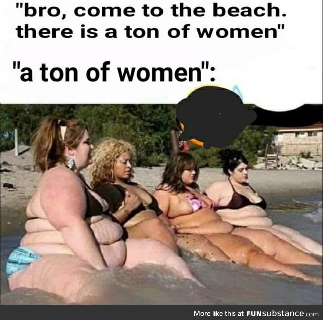 When I go to the beach
