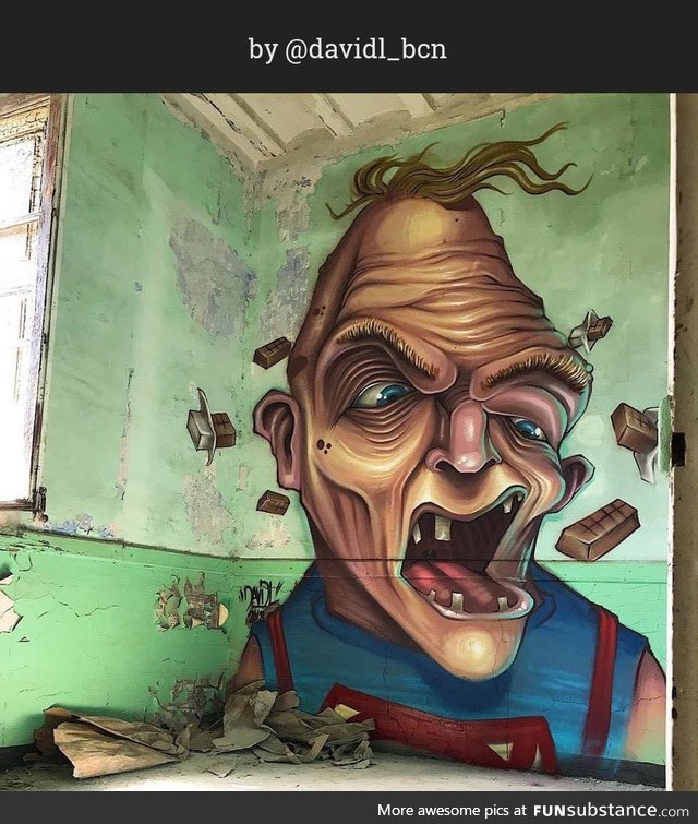 Graffiti in abandoned houses 5