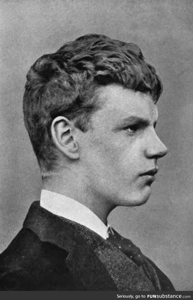 English philosopher G.K. Chesterson at age 17