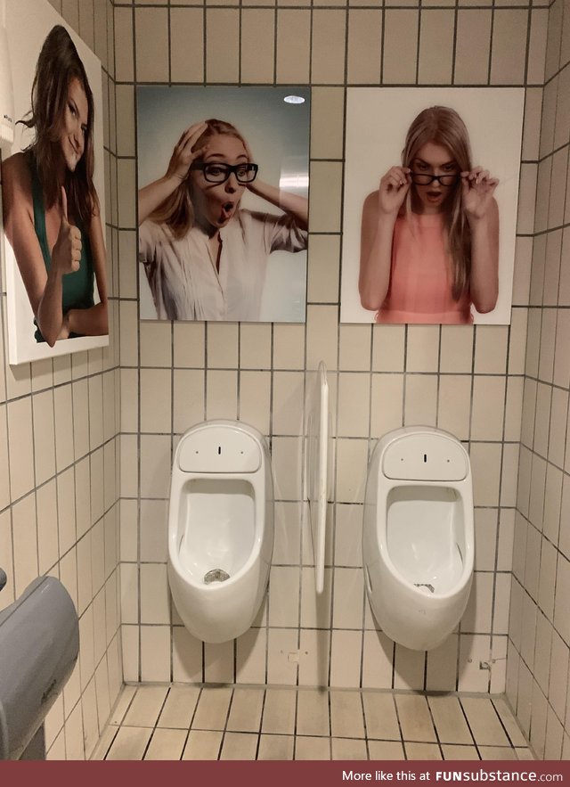 Bathroom in Swiss gas station I stopped at