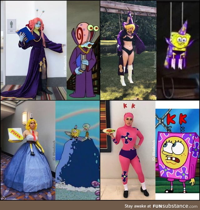 A cosplay queen