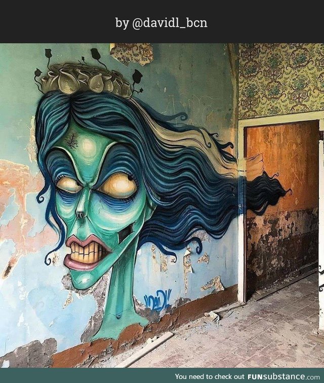 Graffiti in abandoned houses 11