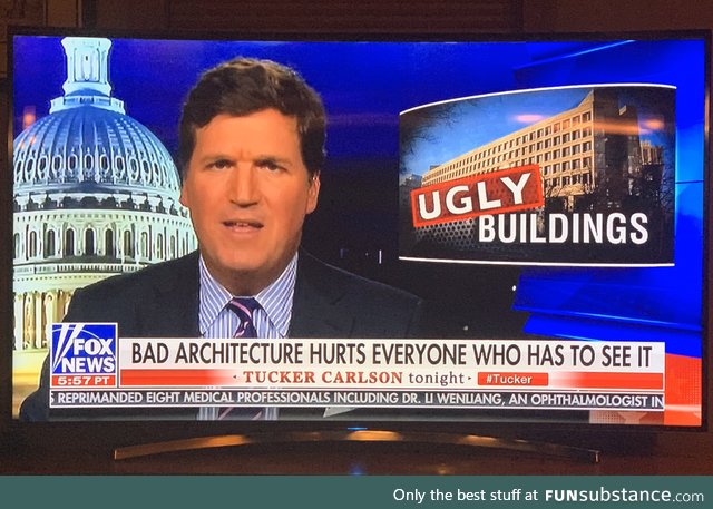 Bad architecture is a drain on humanity.