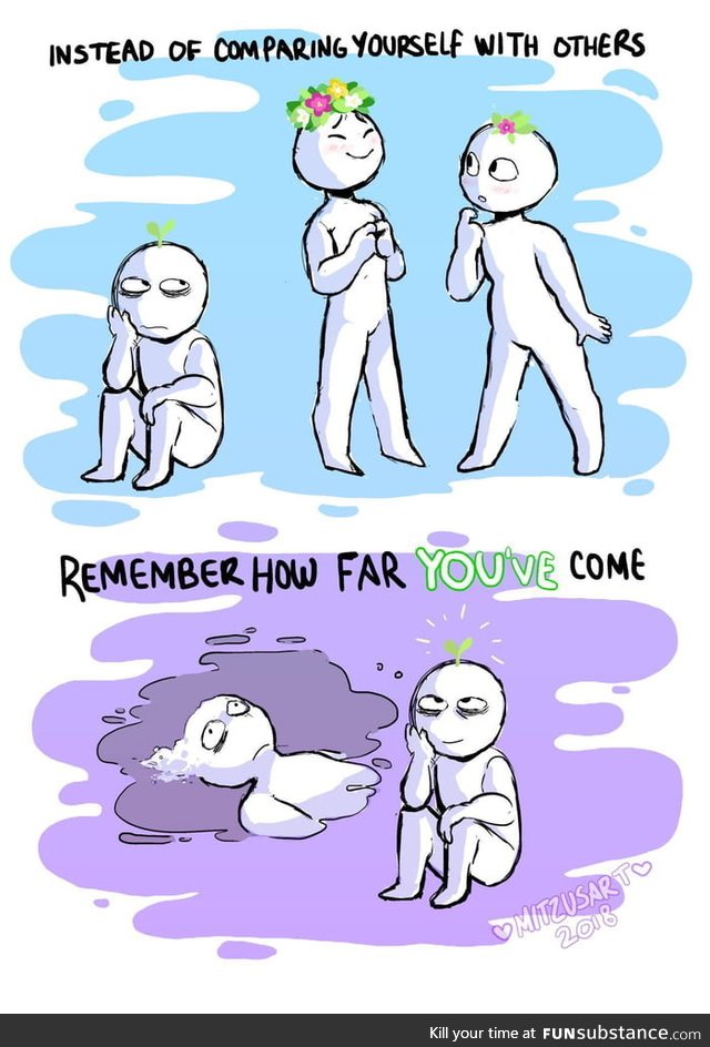 Remember how far you've come!