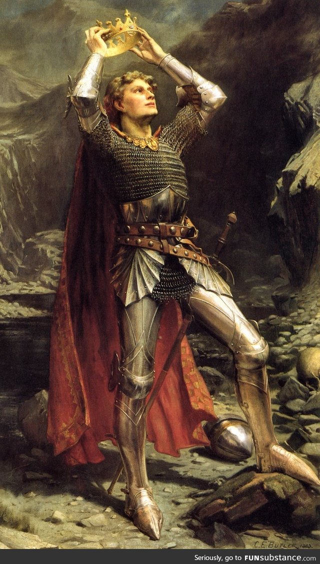 King Arthur by Charles Ernest Butler, England (1903)