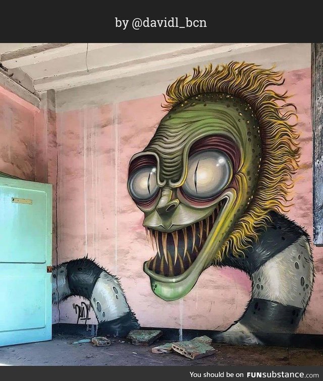 Graffiti in abandoned houses 13