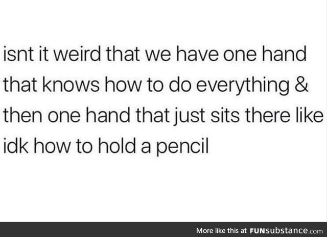 I cant hold a pencil
