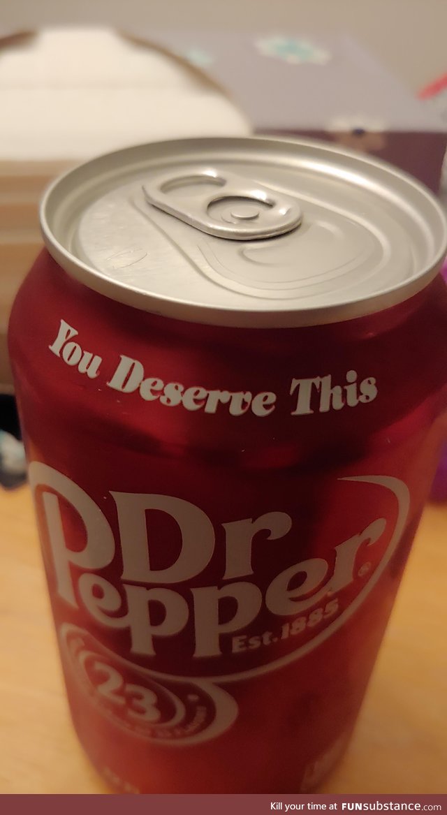 Well *** you too, Dr Pepper
