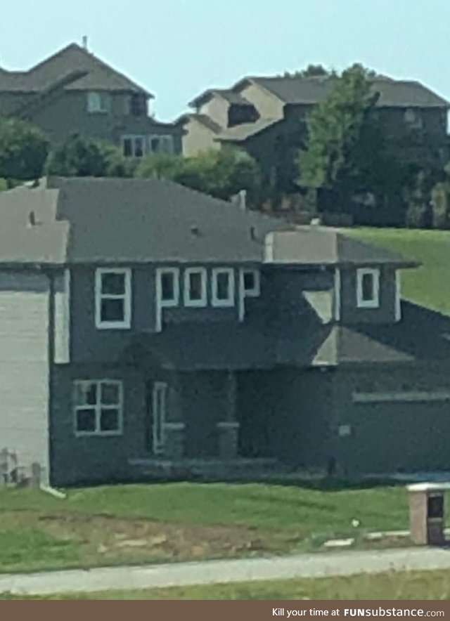 The trim on this house