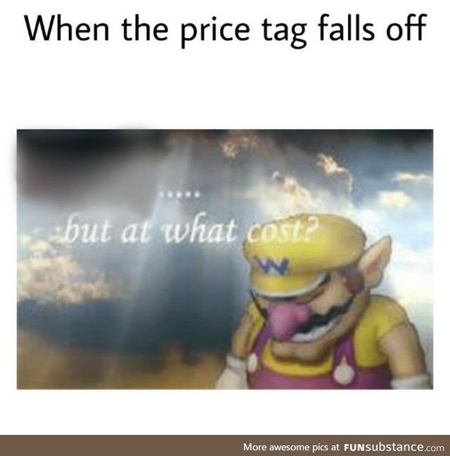 Price tag meme