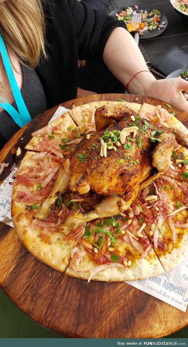 Friend Ordered Chicken on Her Pizza in Israel, Got This
