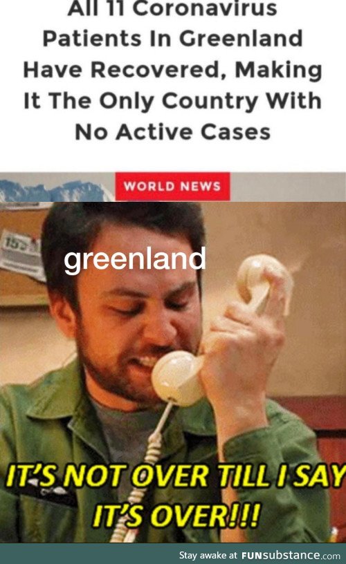 Greenland wins the pandemic