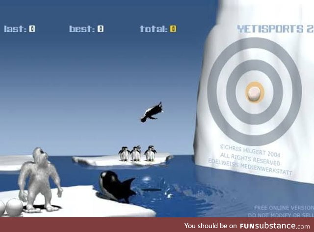I wasn't treating those penguins well. I'm sorry