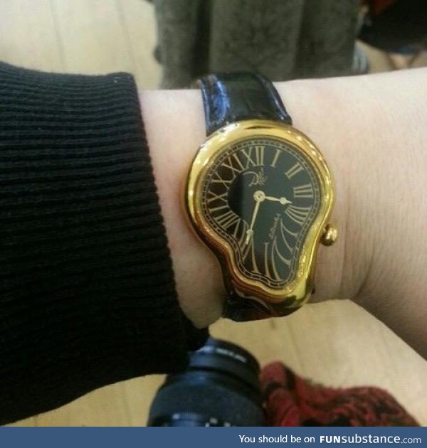 Salvador dali wrist watch