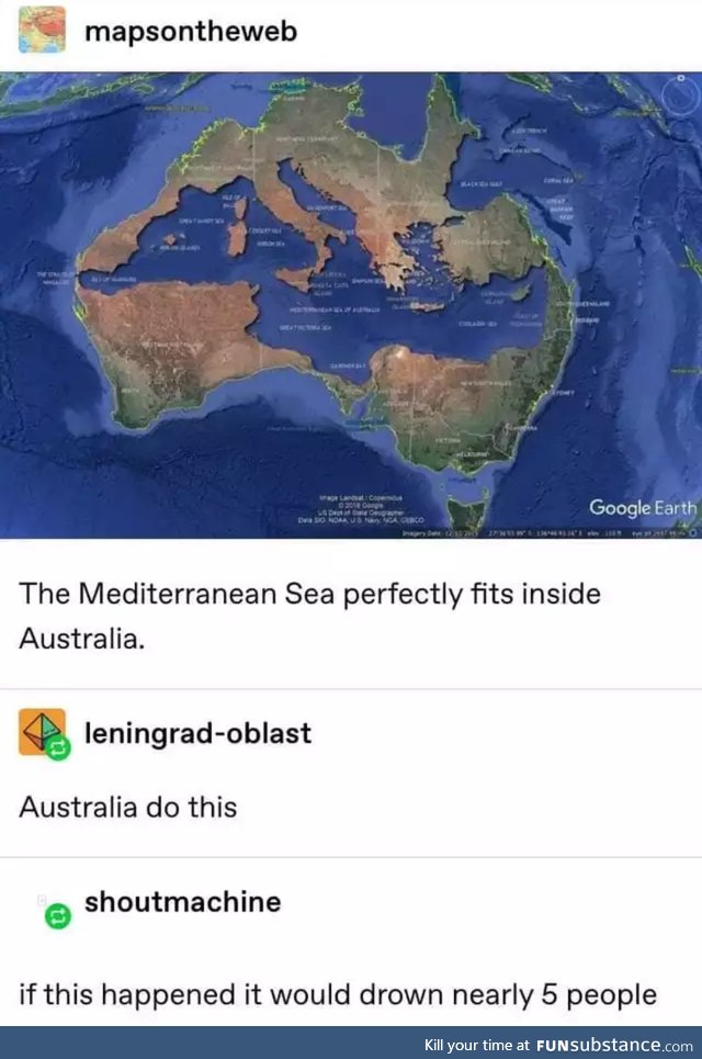 The Land Down Under The Sea