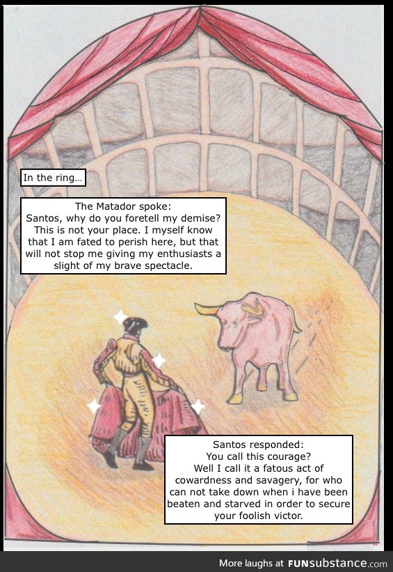 The famous choice of the Matador, page 3