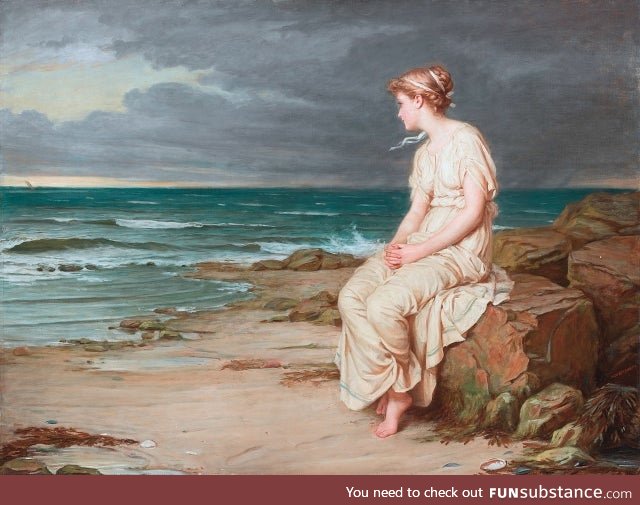 Miranda by John William Waterhouse, England, 1875