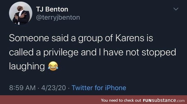 A Privilege of Karens