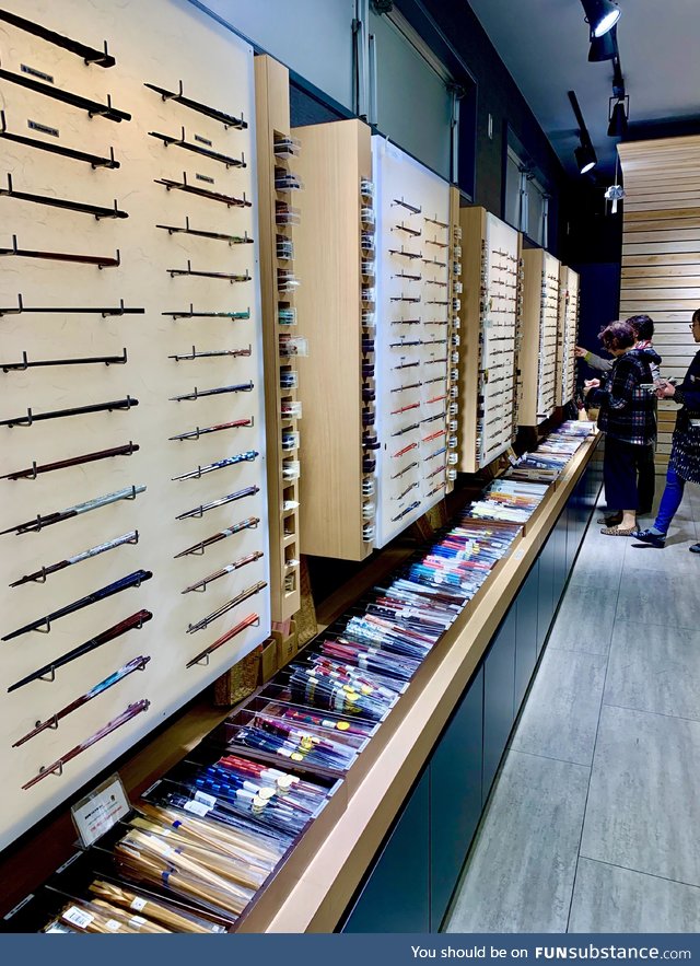 Chopstick store in Tokyo looks like something out of Diagon Alley