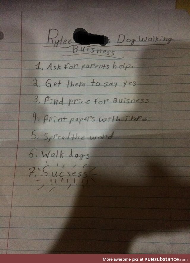 Found in my 9 y.O.'s backpack. Solid business model