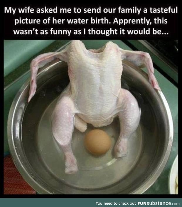 They say water birth is easy