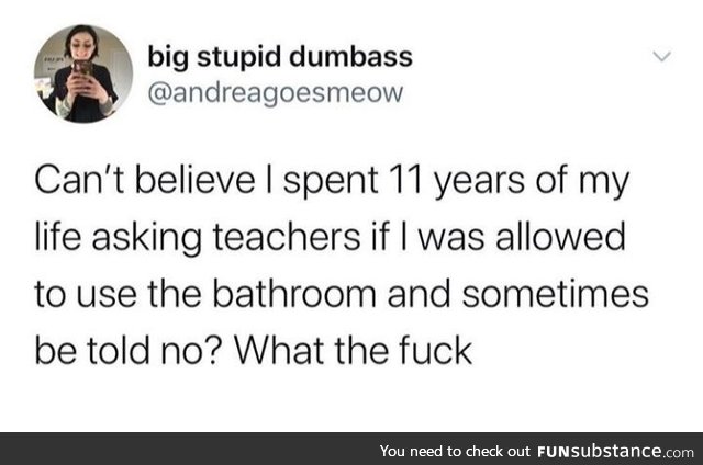 Just act like preschool and shit anyway