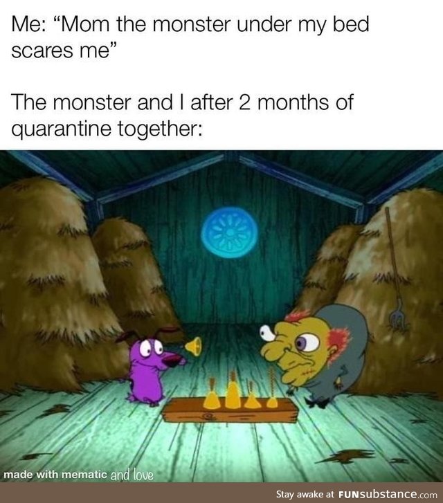 The real monsters are outside
