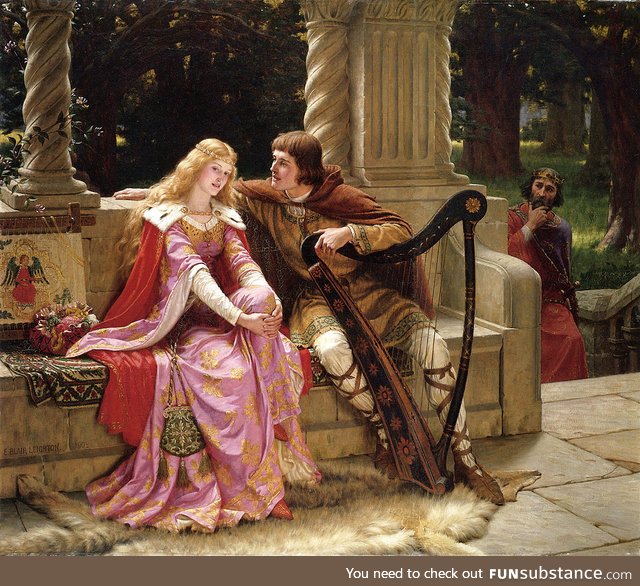 Tristan and Isolde by Edmund Blair Leighton