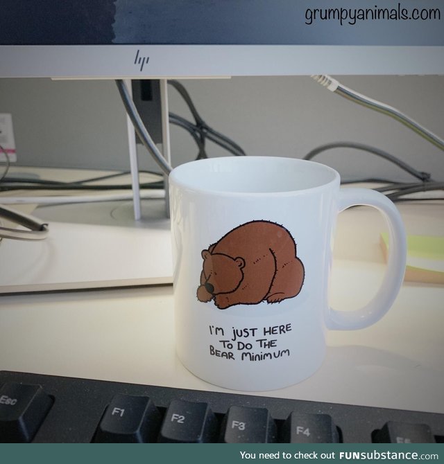 I designed a mug that perfectly matches my working from home productivity