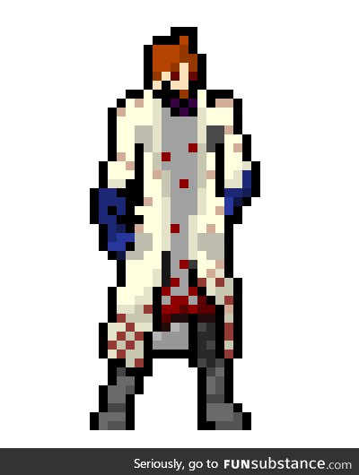 I made an attempt at sprite work for Dr. Ew