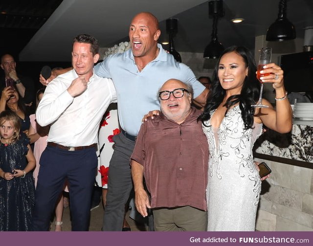 Danny DeVito and The Rock were just "sipping on a lil' Terema tequila enjoying