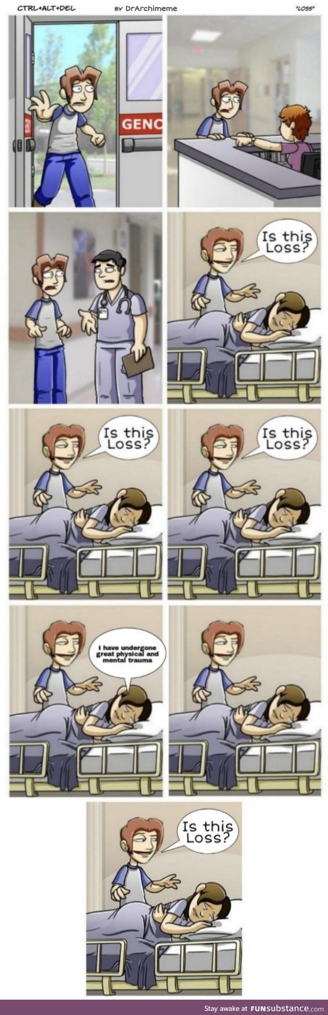 From Today's Meme Archives: "Loss" (est. 2008). Requested by jrlol3